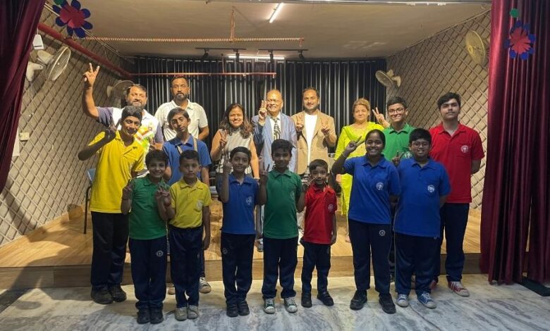 Modern International School chess competition