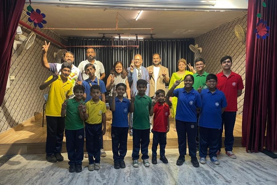 Modern International School chess competition