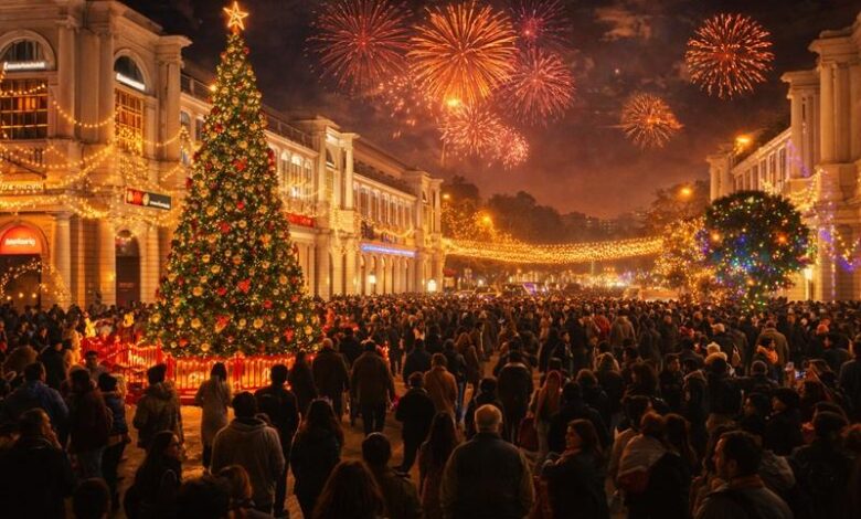 Christmas and New Year party in Delhi